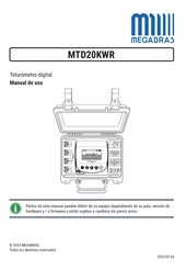 MEGABRAS MTD20KWR Manual De Uso