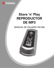 Verbatim Store 'n' Play VM-399 Manual De Usuario