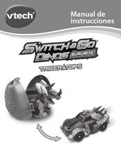 VTech Switch & Go Dinos SURPRISE TRICERATOPS Manual De Instrucciones