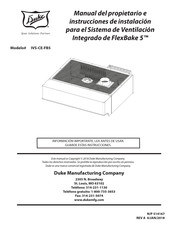 Duke IVS-CE-FB5d Manual Del Propietario E Instrucciones De Instalación