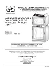 Duke Manufacturing TSC-6/18 Manual De Mantenimiento