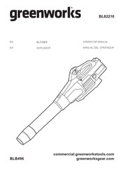 GreenWorks BL82210 Manual Del Operador