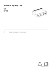 Electrolux Professional +9IIKAAOMIA Manual De Instalación Y Funcionamiento