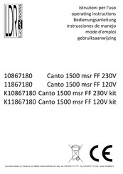 LDR Canto 1500 Instrucciones De Manejo