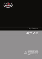 D.A.S. aero 20A Manual De Usuario