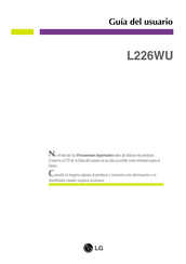 LG L226WU Guia Del Usuario