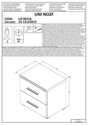 Dedeman UNI NO2F Instrucciones De Montaje