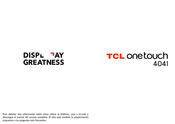 TCL Onetouch 4041 Manual Del Usuario