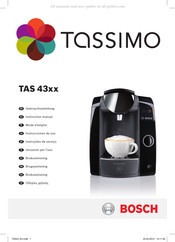 Bosch TASSIMO TAS43 Serie Instrucciones De Uso