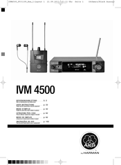 Harman AKG IVM 4500 Modo De Empleo
