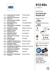CRUZ Evo Rack Alu Module A37 912-65 Serie Instrucción De Montaje