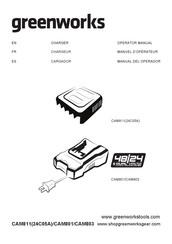 GreenWorks CAM803 Manual Del Operador