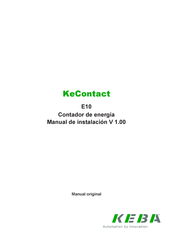 Keba KeContact KC-E10 Manual Original