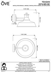 OVE TEAGAN Manual De Instalación