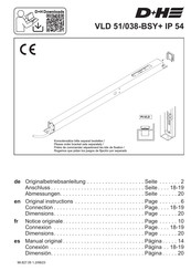 D+H VLD 51/038-BSY+ IP 54 Manual Original