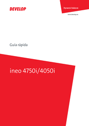 Develop ineo 4050i Guía Rápida