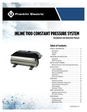 Franklin Electric Inline 1100 Manual Para Propietarios