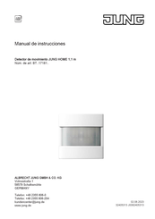 Jung HOME 1,1 m Manual De Instrucciones