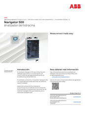 ABB Navigator 500 Instrucciones De Funcionamiento
