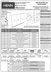 HENN Belize C500-170 Instrucciones De Montaje
