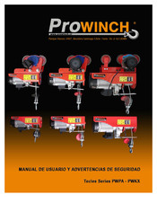 Prowinch PWPA Serie Manual De Usuario Y Advertencias De Seguridad