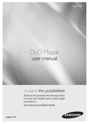 Samsung DVD-P191 Manual Del Usuario