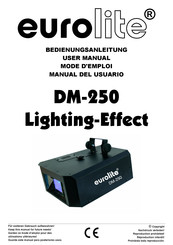 EuroLite DM-250 Lighting-Effect Manual Del Usuario