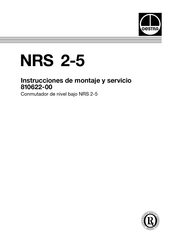 GESTRA NRS 2-5 Serie Instrucciones De Montaje Y Servicio