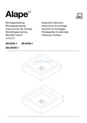 Alape AB.Q450.1 Instrucciones De Montaje