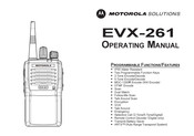 Motorola Solutions EVX-261 Manual De Funcionamiento