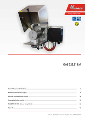 Bühler technologies GAS 222.31 Ex1 Guía Rápida