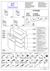 Forma Ideale K 77x101 UP 00028 Instrucciones De Montaje