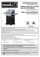 Nexgrill 720-0864 Manual Del Usuario