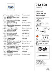 CRUZ Evo Rack Alu Module A45 912-80 Serie Instrucción De Montaje