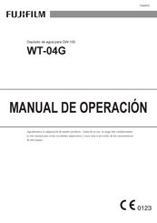 FujiFilm WT-04G Manual De Operación