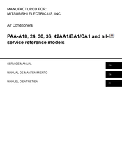 Mitsubishi Electric PAA-24CA1 Manual De Mantenimiento