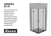 RAVAK SMSRV4 80 Instrucciones De Montaje