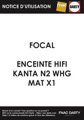 Focal KANTA N2 Manual De Uso