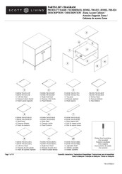 Scott Living Zuma J038SL-700-023 Instrucciones Para El Ensamblaje