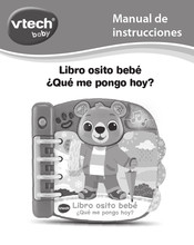 VTech baby Libro osito bebe Manual De Instrucciones