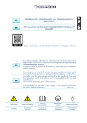 Coreco A5N Instrucciones De Instalación, Uso Y Mantenimiento