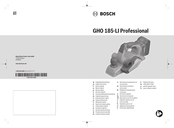 Bosch GHO 185-LI Professional Manual Original