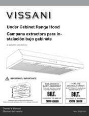 Vissani QR255 Serie Manual Del Usuario