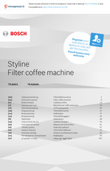 Bosch Styline TKA863 Serie Instrucciones De Uso