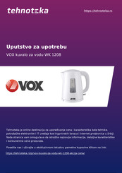 VOX electronics WK-1207 Manual De Usuario