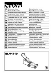 Makita ELM4110 Manual De Instrucciones Original