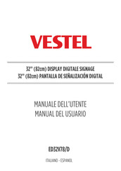 VESTEL ED32V78/D Manual Del Usuario