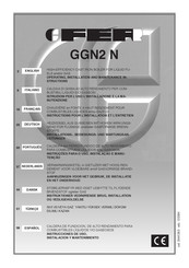 Fer GGN2 N Serie Instrucciones De Uso, Instalación Y Mantenimiento