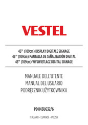 VESTEL PDH43UG32/6 Manual Del Usuario