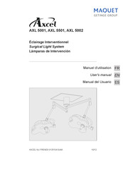 Maquet Axcel AXL 5501 Manual Del Usuario